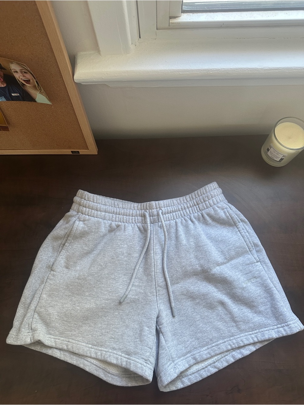 Aritzia Cozy Sweatfleece Boyfriend Mid-Thigh Short